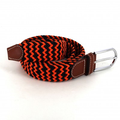 Cinturón Elástico  Naranja y Negro