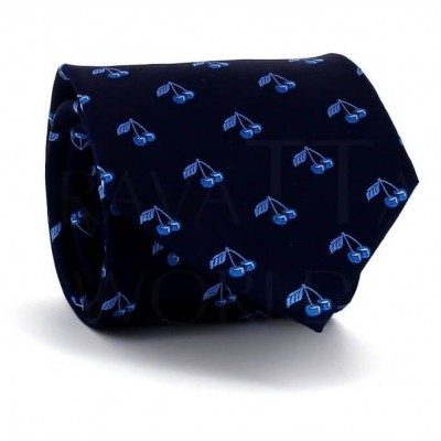 Corbata Cerezas Azul