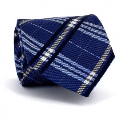 Corbata Cuadros Escoceses Azul