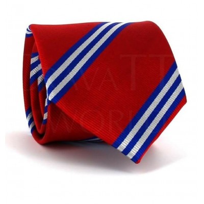 Corbata Rayas Roja