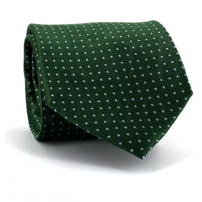 Corbata Puntos Verde Oscuro