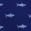 Corbata Estrecha Tiburones Azul