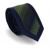 Corbata Estrecha Moderna Azul Marino y Verde