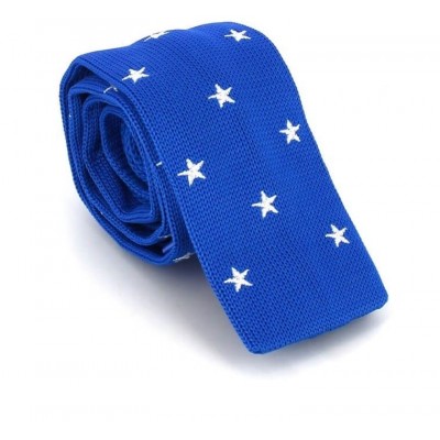 Corbata Punto Estrellas Azul