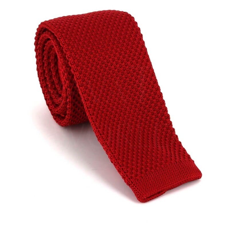 Corbata Punto Rojo Oscuro | Cravatta World