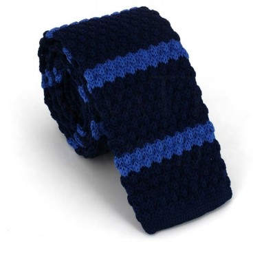 Corbata Punto Azul de Rayas Azules