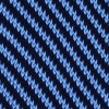 Corbata Punto Rayas Diagonales Azul Marino y Azul