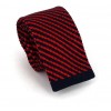 Corbata Punto Rayas Diagonales Roja y Azul